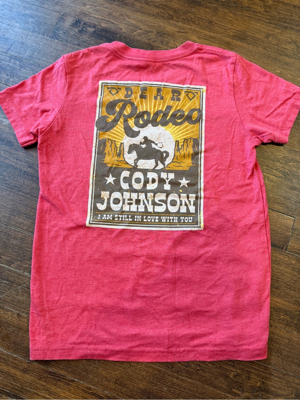 Cody Johnson Rodeo Graphic Tee Band Tee Cojo M (7/8) Kids Tshirt